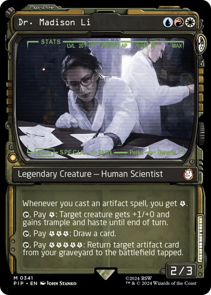 Dr. Madison Li (Showcase) [Fallout] - MTG Single