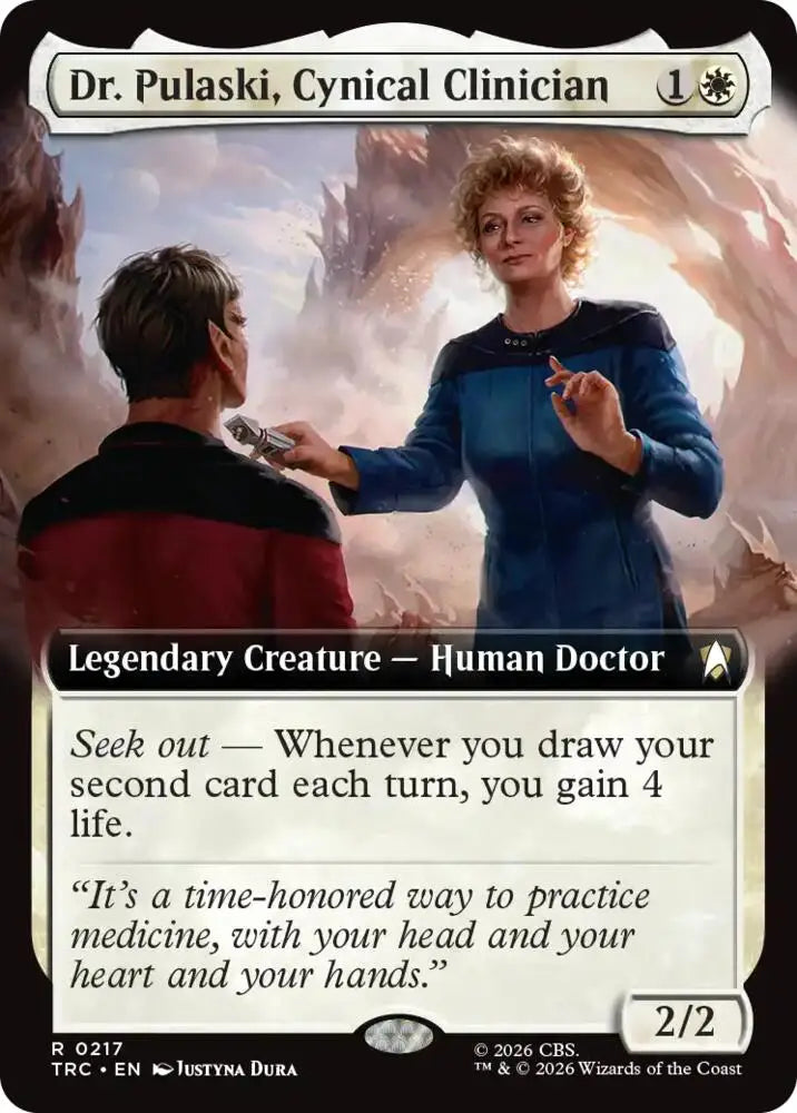 Dr. Pulaski, Cynical Clinician (Extended Art) (217) [Star Trek Commander]