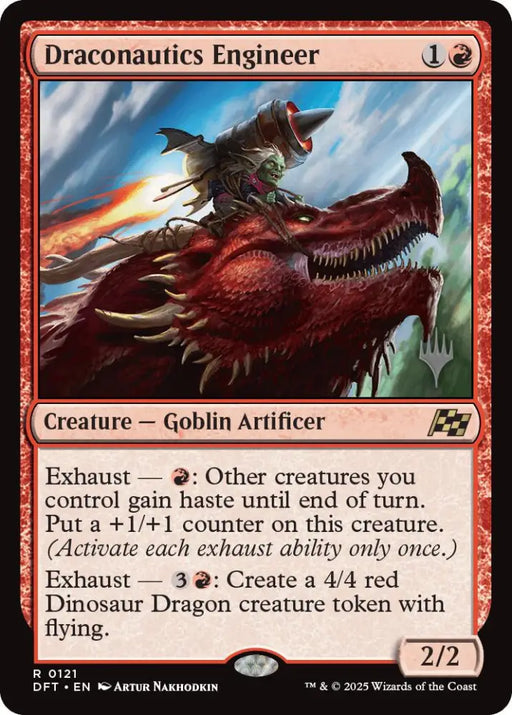 Draconautics Engineer (Promo Pack) [Aetherdrift Promos] - MTG Single