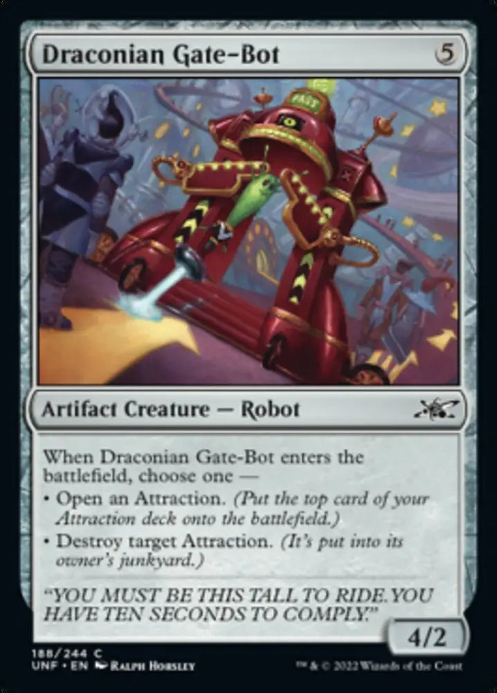 Draconian Gate-Bot [Unfinity] - MTG Single