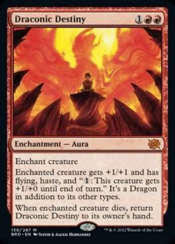 Draconic Destiny (Promo Pack) [The Brothers’ War Promos] - MTG Single