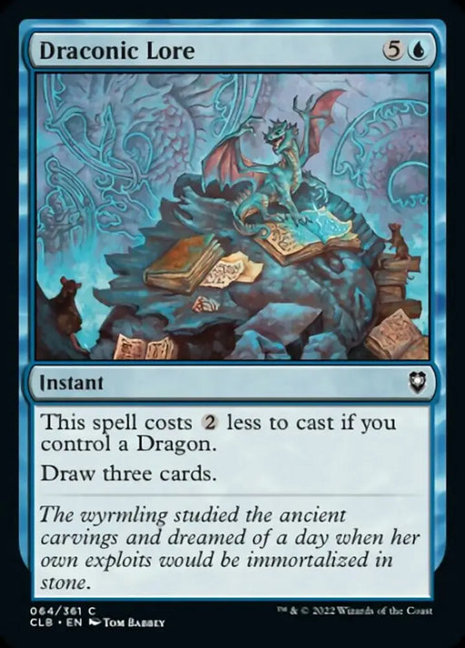 Draconic Lore [Commander Legends: Battle for Baldur’s Gate] - MTG Single