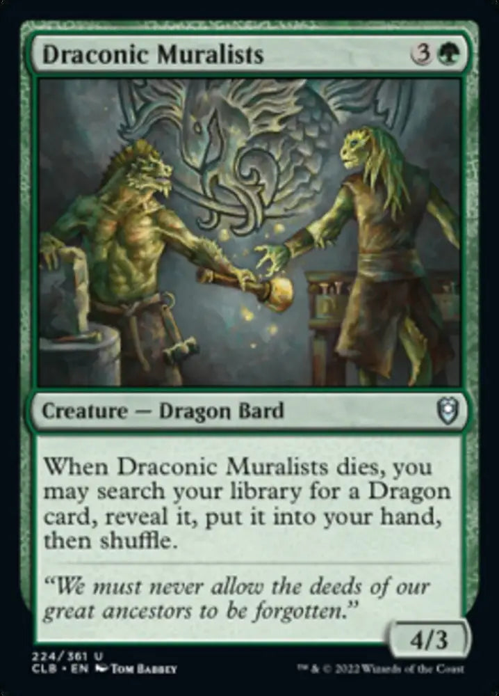 Draconic Muralists [Commander Legends: Battle for Baldur’s Gate] - MTG Single