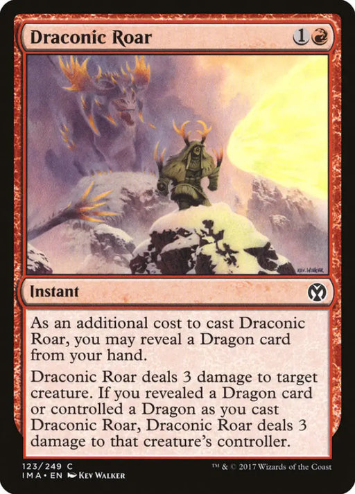 Draconic Roar [Iconic Masters] - MTG Single