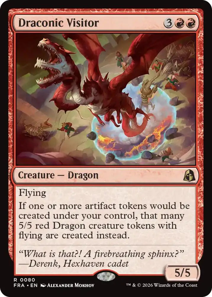 Draconic Visitor (80) [Reality Fracture]