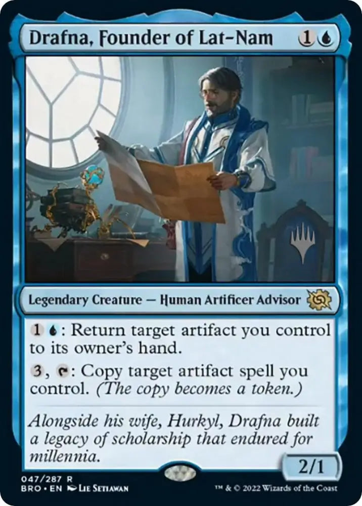 Drafna Founder of Lat-Nam (Promo Pack) [The Brothers’ War Promos] - MTG Single