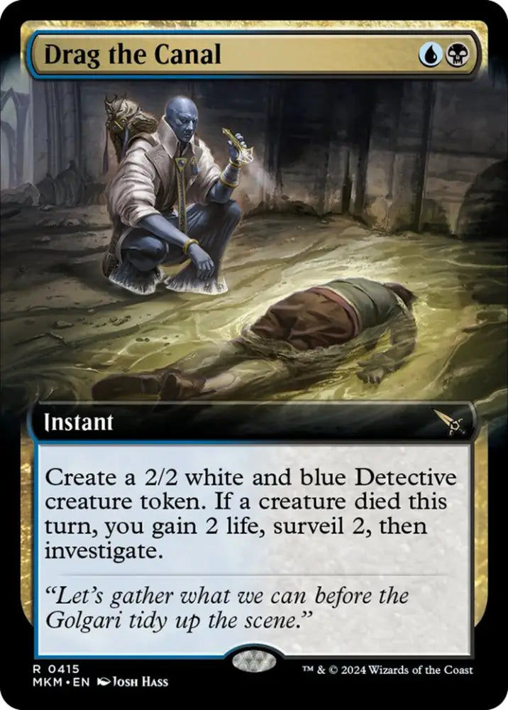 Drag the Canal (Extended Art) [Murders at Karlov Manor] - MTG Single