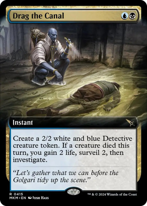 Drag the Canal (Extended Art) [Murders at Karlov Manor] - MTG Single