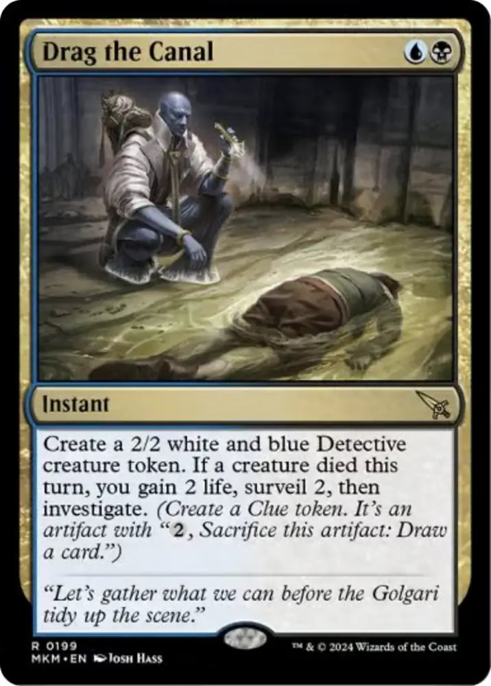 Drag the Canal [Murders at Karlov Manor] - MTG Single