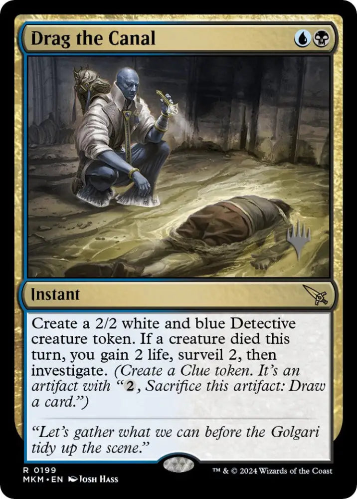 Drag the Canal (Promo Pack) [Murders at Karlov Manor Promos] - MTG Single