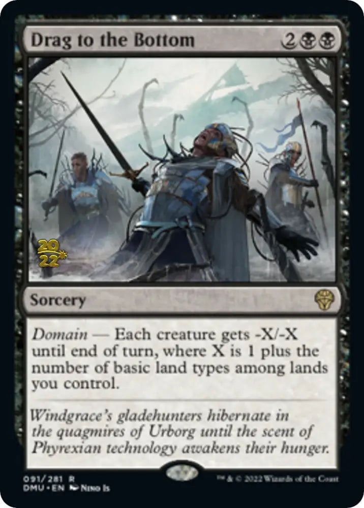 Drag to the Bottom [Dominaria United Prerelease Promos] - MTG Single