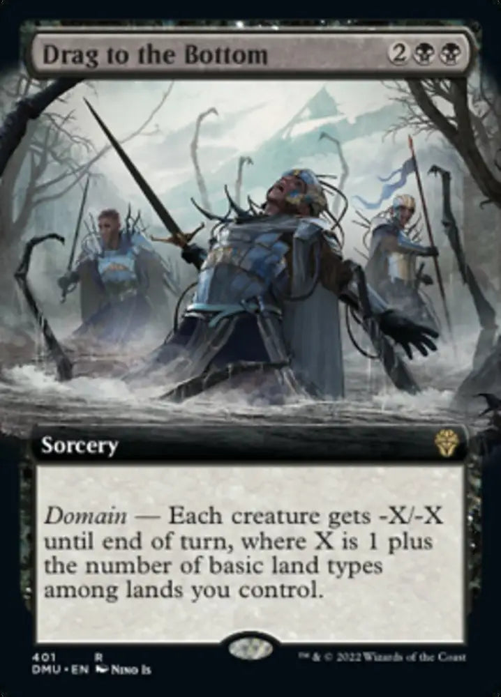 Drag to the Bottom (Extended Art) [Dominaria United] - MTG Single