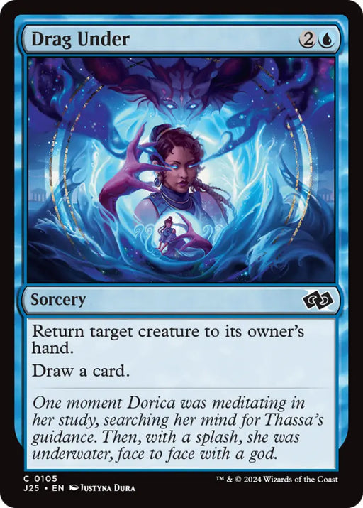 Drag Under [Foundations Jumpstart] - MTG Single