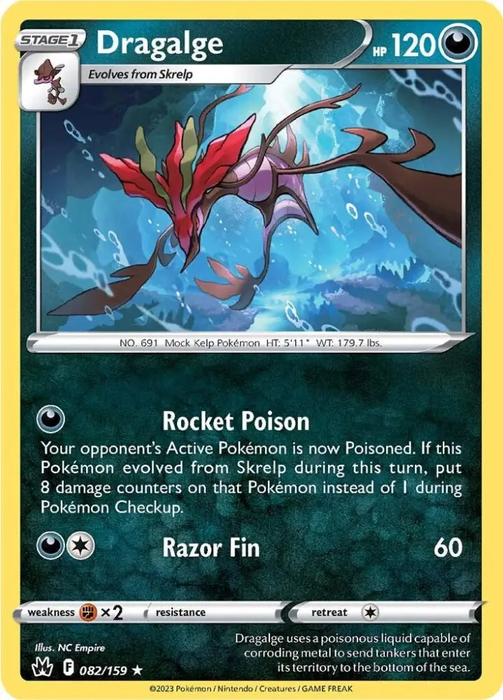Dragalge (082/159) [Sword & Shield: Crown Zenith] - Pokemon Single