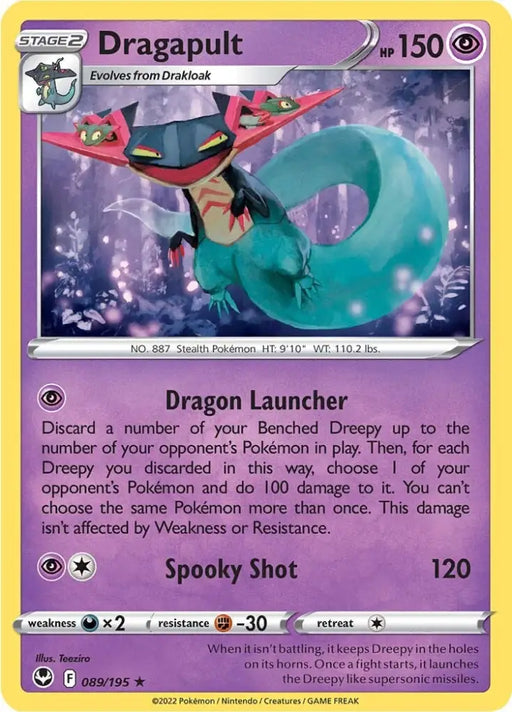 Dragapult (089/195) [Sword & Shield: Silver Tempest] - Pokemon Single
