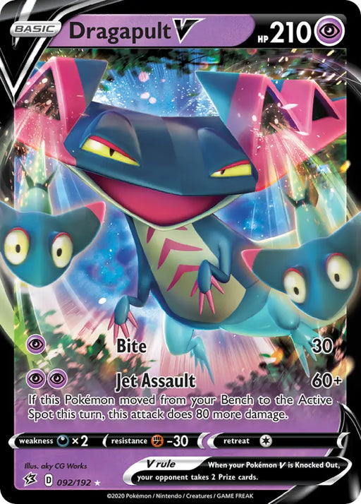 Dragapult V (092/192) [Sword & Shield: Rebel Clash] - Pokemon Single