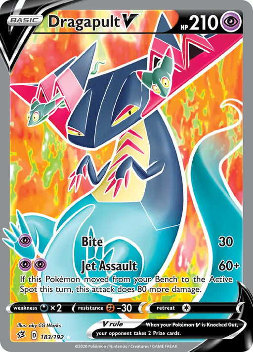 Dragapult V (183/192) [Sword & Shield: Rebel Clash] - Pokemon Single