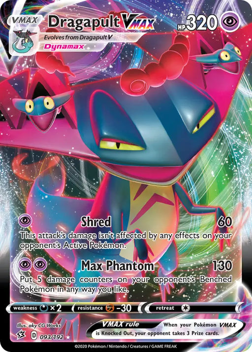 Dragapult VMAX (093/192) [Sword & Shield: Rebel Clash] - Pokemon Single