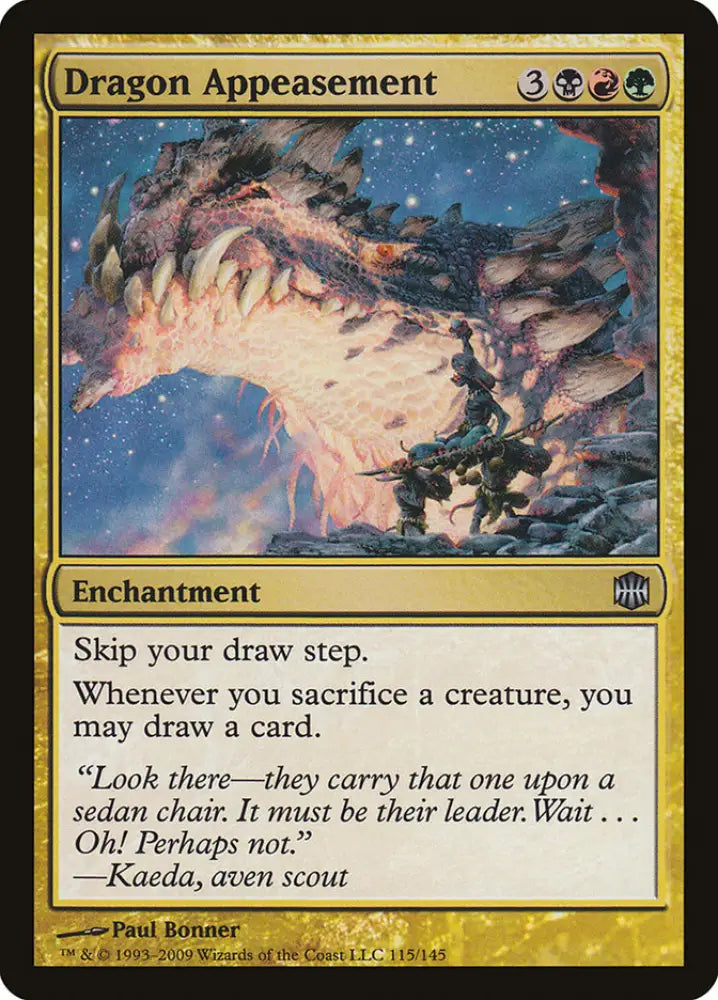 Dragon Appeasement [Alara Reborn] - MTG Single