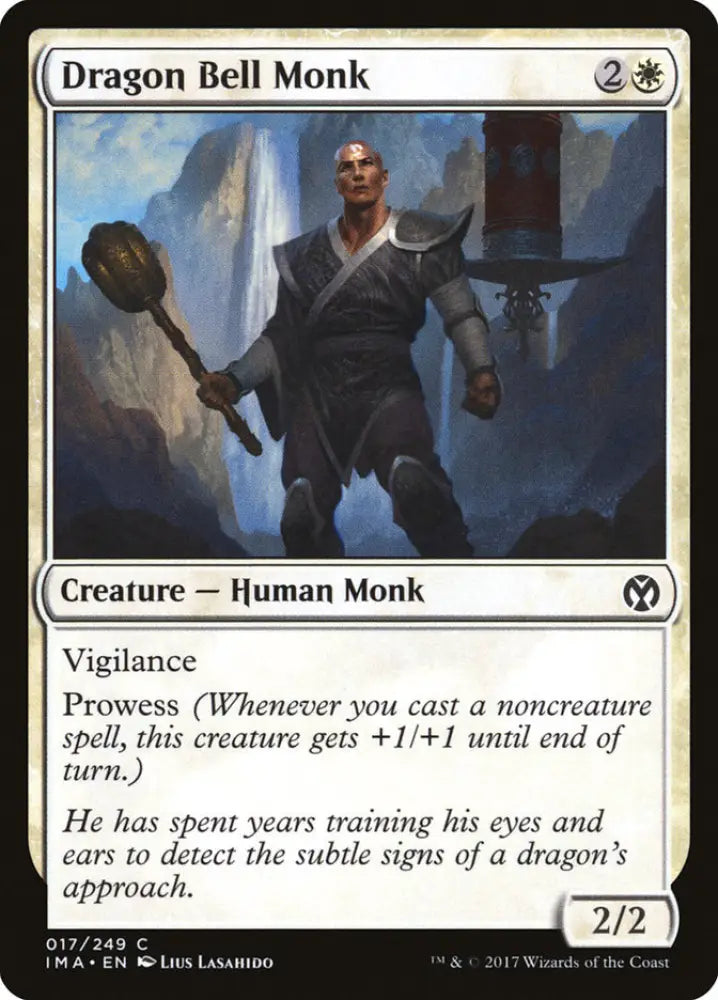 Dragon Bell Monk [Iconic Masters] - MTG Single