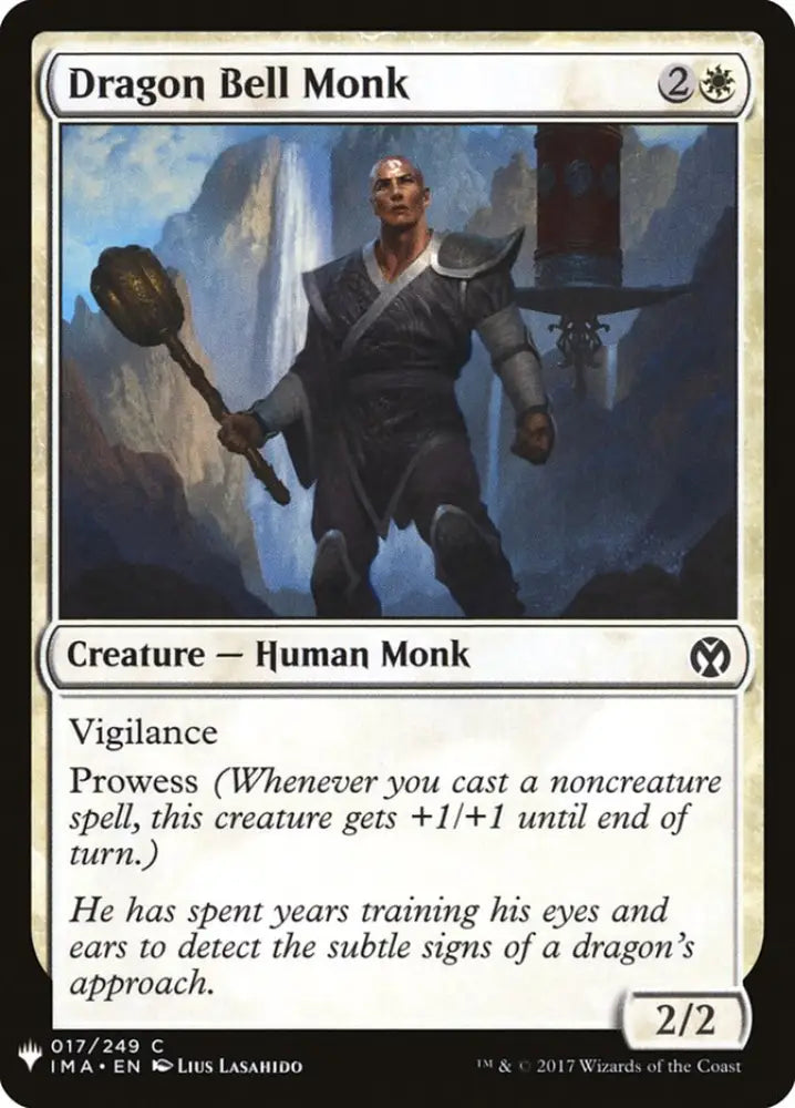 Dragon Bell Monk [Mystery Booster] - MTG Single