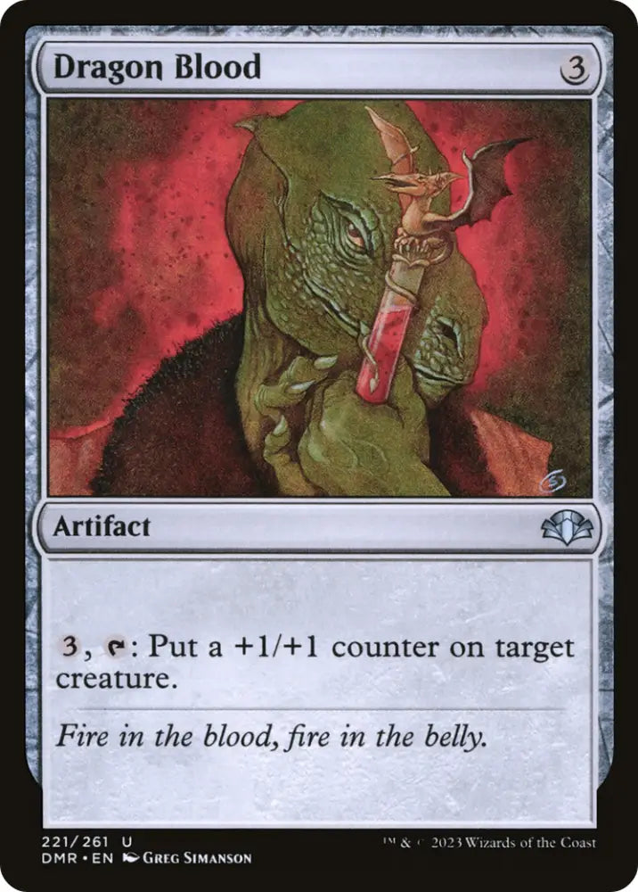 Dragon Blood [Dominaria Remastered] - MTG Single