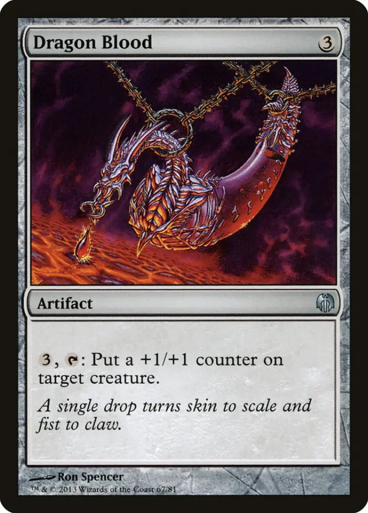 Dragon Blood [Duel Decks: Heroes vs. Monsters] - MTG Single