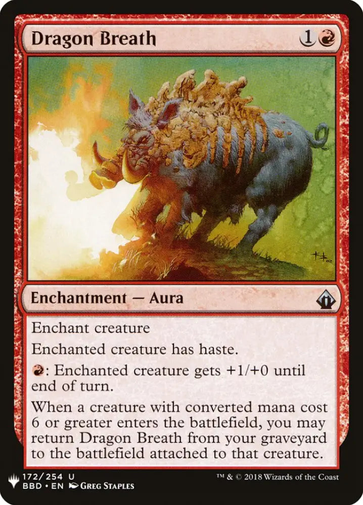 Dragon Breath [Mystery Booster] - MTG Single