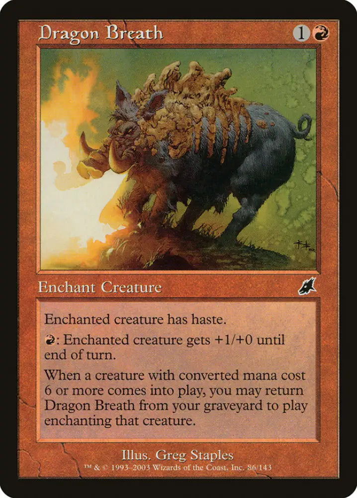 Dragon Breath [Scourge] - MTG Single