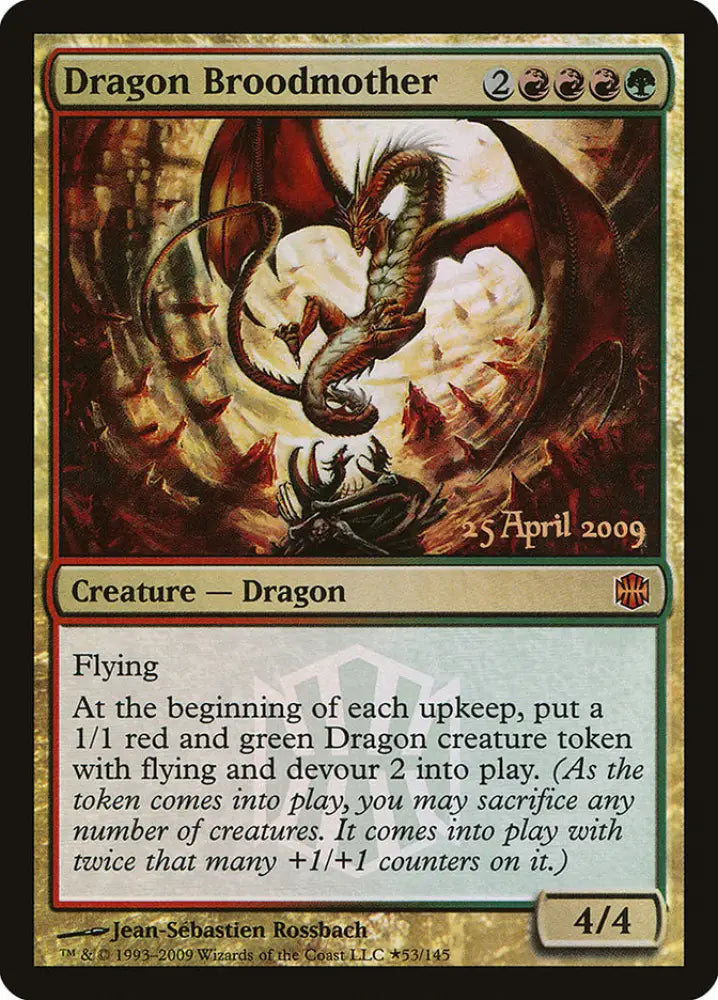 Dragon Broodmother [Alara Reborn Promos] - MTG Single