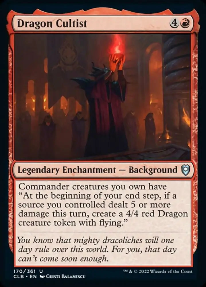 Dragon Cultist [Commander Legends: Battle for Baldur’s Gate] - MTG Single