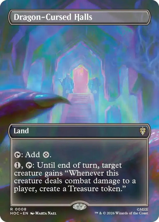 Dragon-Cursed Halls (Borderless) (8) [The Hobbit: Eternal-Legal]