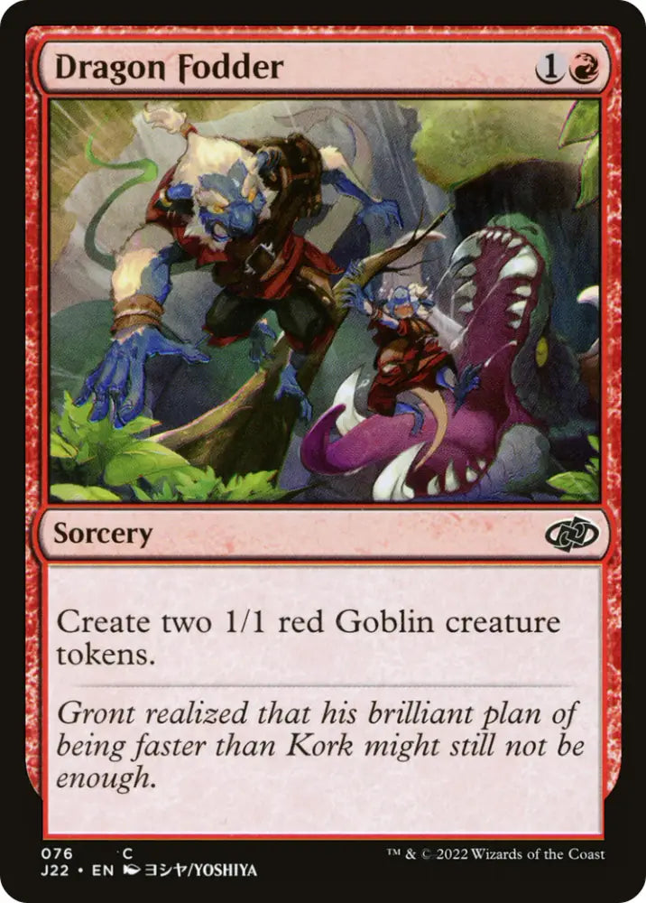Dragon Fodder (76) [Jumpstart 2022] - MTG Single