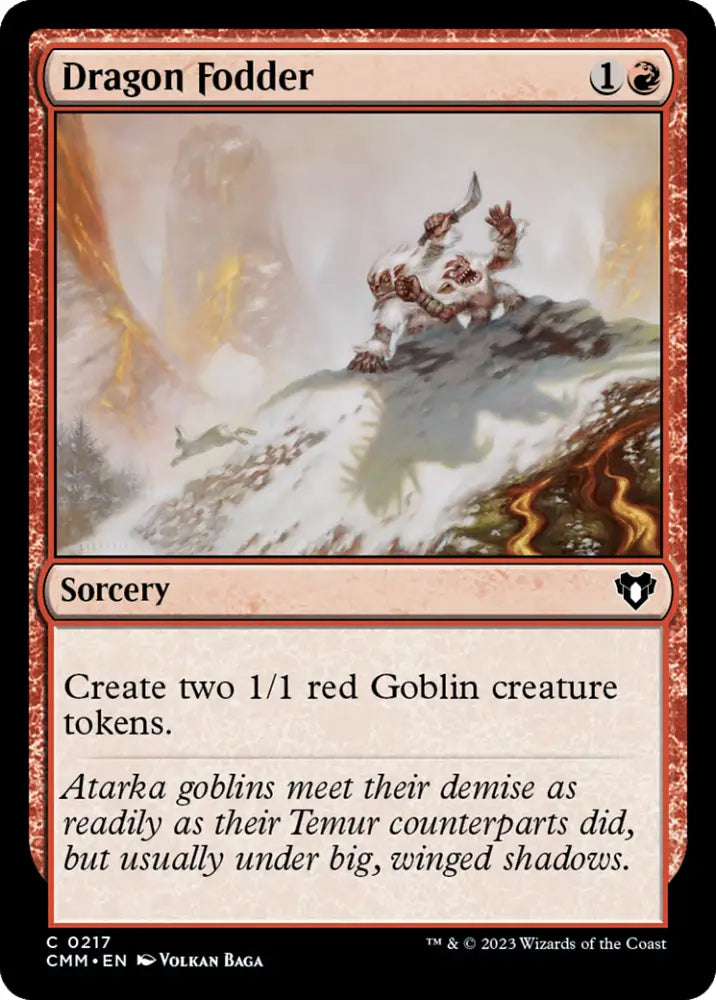 Dragon Fodder [Commander Masters] - MTG Single