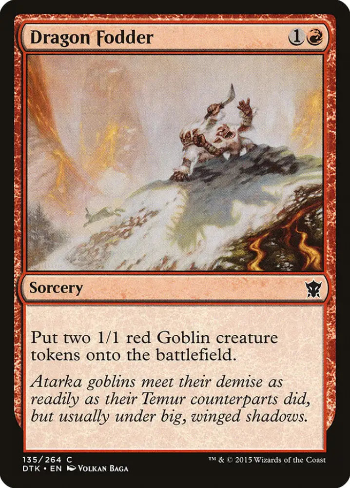 Dragon Fodder [Dragons of Tarkir] - MTG Single