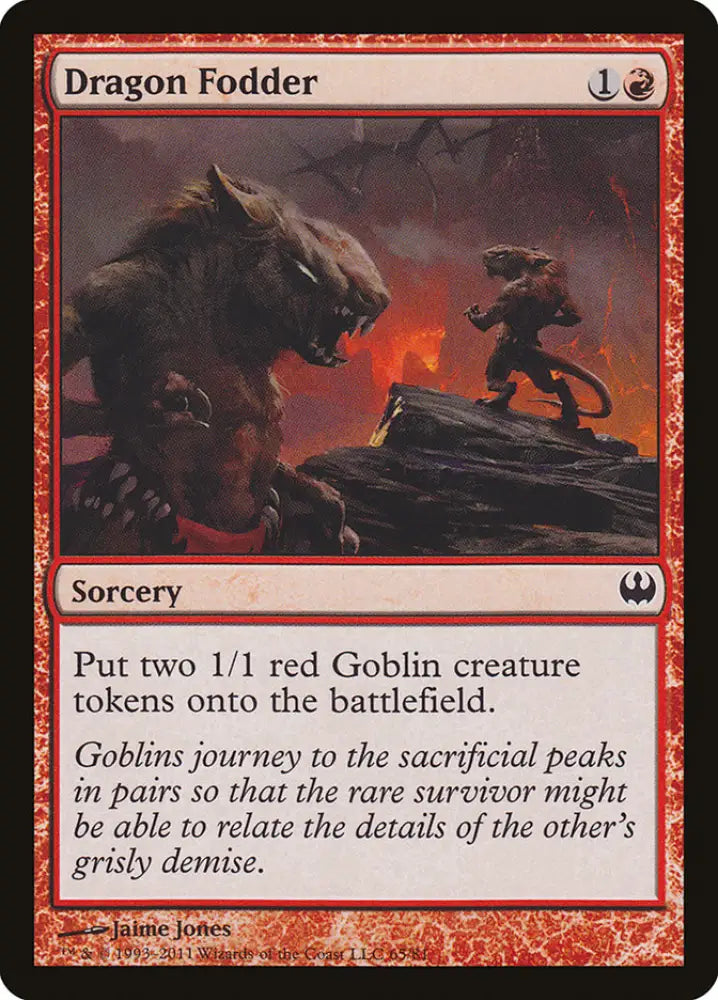 Dragon Fodder [Duel Decks: Knights vs. Dragons] - MTG Single