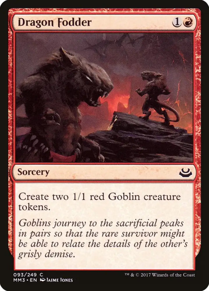 Dragon Fodder [Modern Masters 2017] - MTG Single