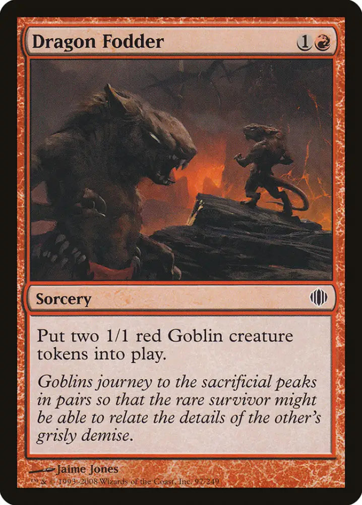 Dragon Fodder [Shards of Alara] - MTG Single