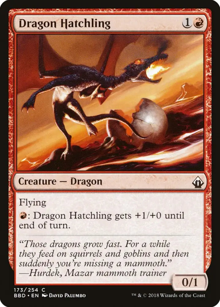 Dragon Hatchling [Battlebond] - MTG Single