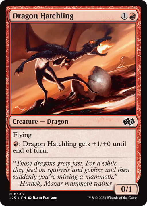 Dragon Hatchling [Foundations Jumpstart] - MTG Single