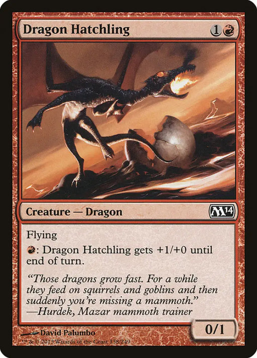 Dragon Hatchling [Magic 2014] - MTG Single