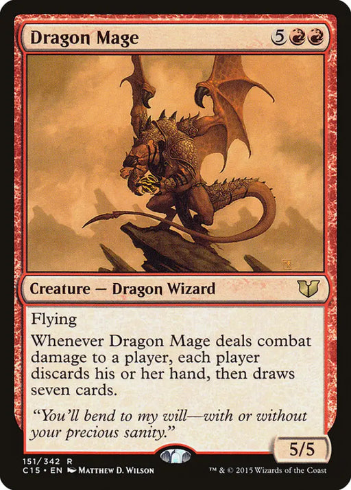 Dragon Mage [Commander 2015] - MTG Single