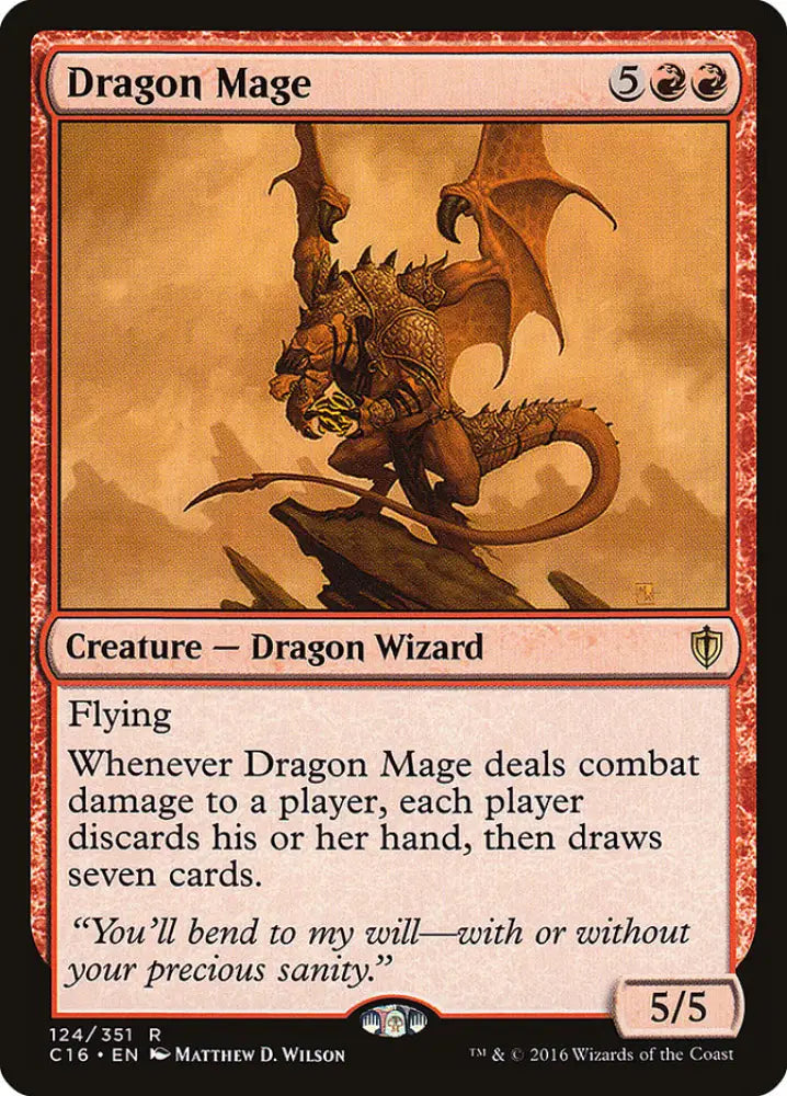 Dragon Mage [Commander 2016] - MTG Single
