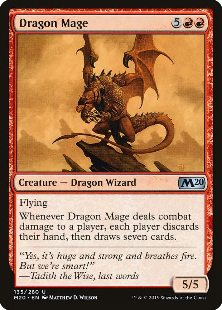 Dragon Mage [Core Set 2020] - MTG Single