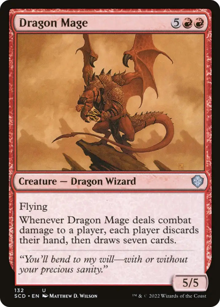 Dragon Mage [Starter Commander Decks] - MTG Single