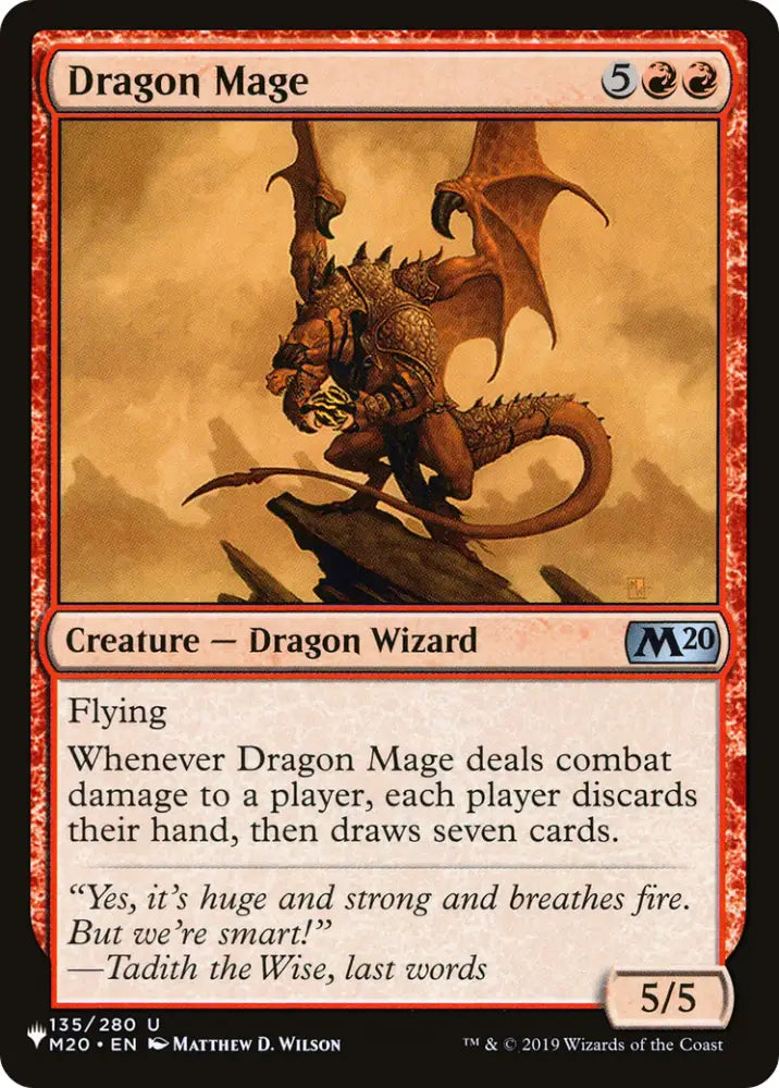 Dragon Mage [The List] - MTG Single