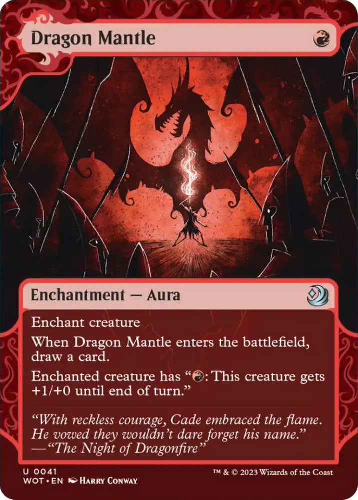 Dragon Mantle [Wilds of Eldraine: Enchanting Tales] - MTG Single
