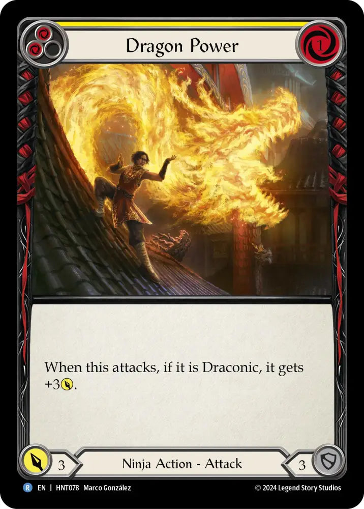 Dragon Power (Yellow) [The Hunted] - Flesh And Blood Single