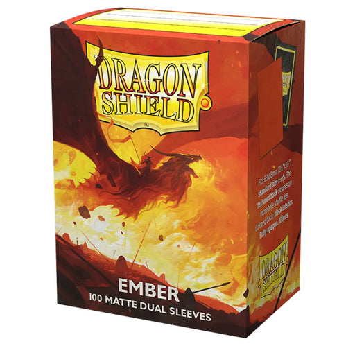 Dragon Shield Sleeves Dual Matte Ember 100ct - Accessoire