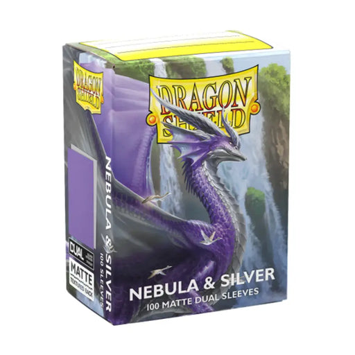 Dragon Shield Sleeves Dual Matte Nebula and Silver 100ct - Accessoire